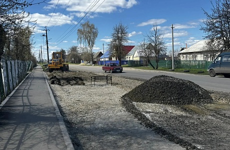 В Земетчино началось благоустройство территории на улице Кирова